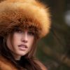 Gigi Vintage Toffee Brown Fox Fur Hat