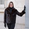 Anna Vintage Dark Brown Mink Fur Jacket
